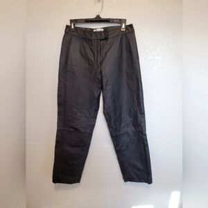 💚5/$25 Bagatelle Genuine Leather Straight Leg Moto Motorcycle Pants Size 8